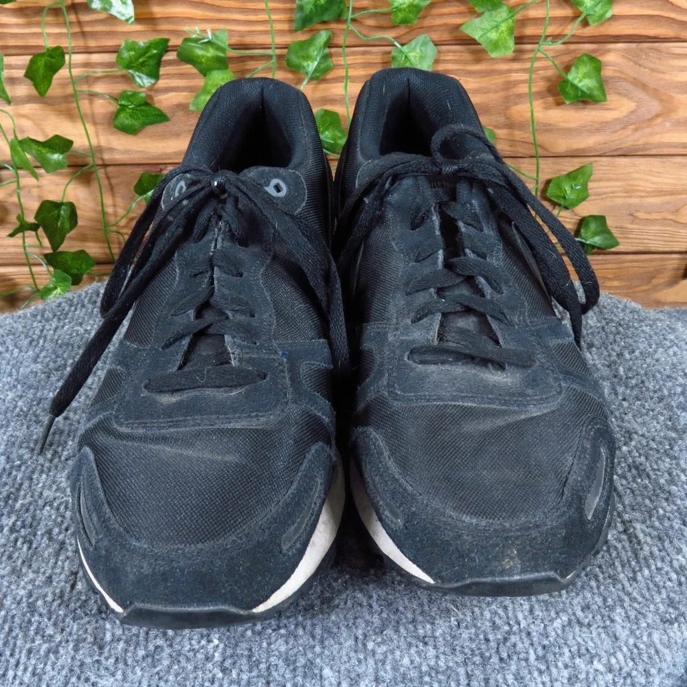 Nike Air Waffle‎ Trainer Men Running Shoes Size 14 Black Mesh Suede Retro Casual - Picture 2 of 7